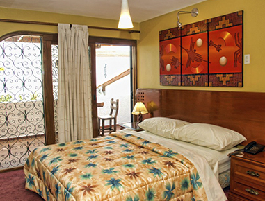 Contiene Cama Queen, tina personal con hidromasaje, baño con finos acabados, clóset, TV 42", friobar, terraza.